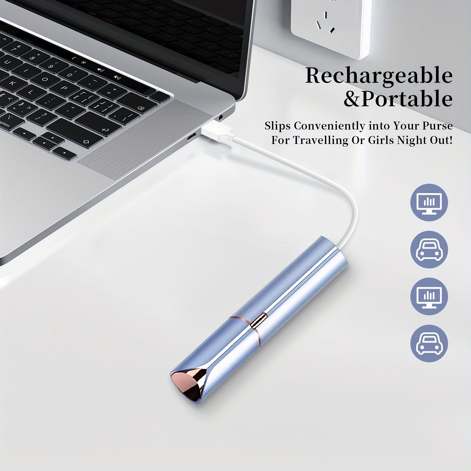 Glow Essentials Women's Epilator - - Facial Hair Remover