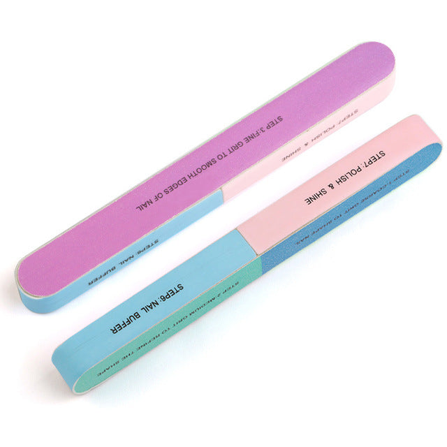 Easy Manicure and Pedicure - 7 Sides Nail Cuticle Polish Strip Tool