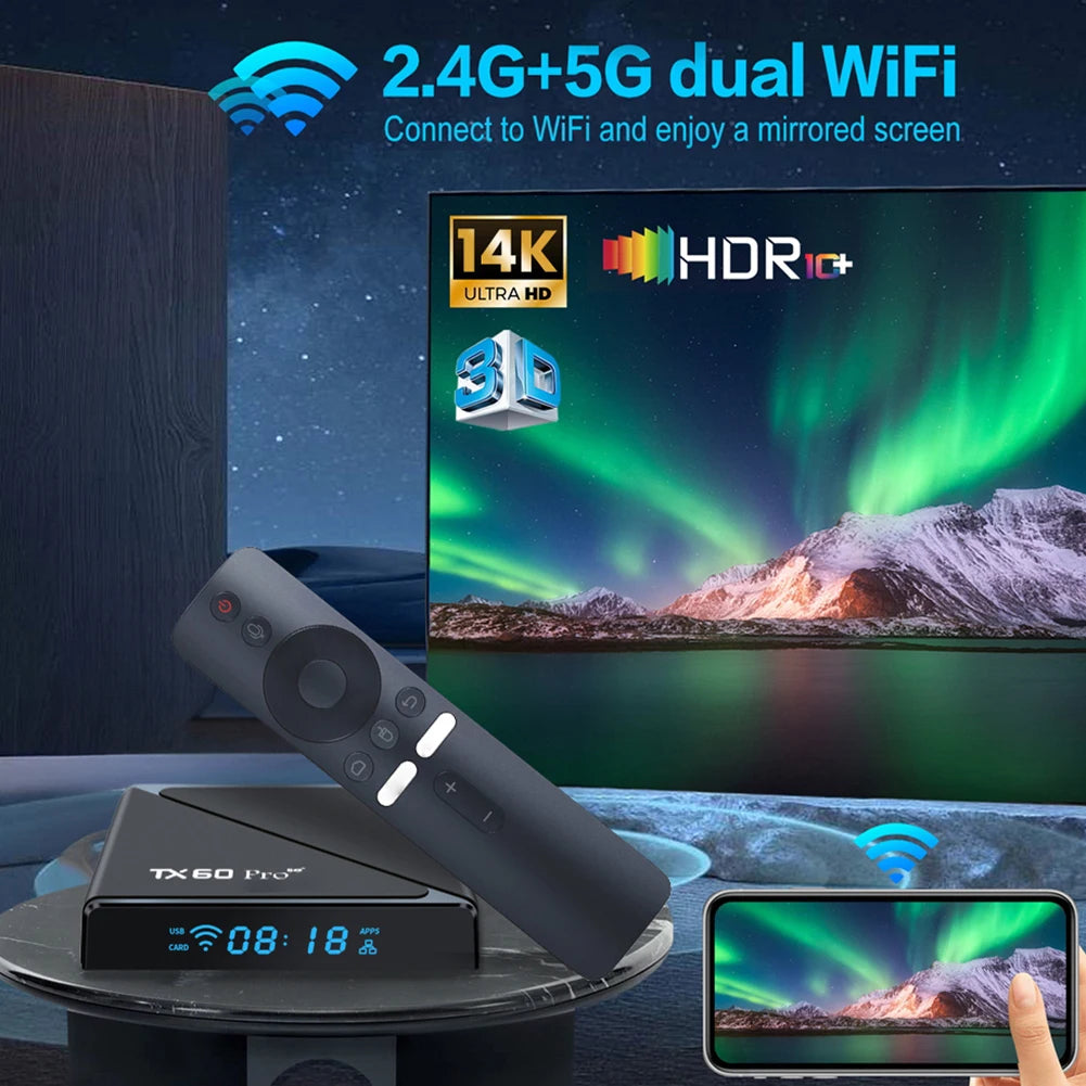 IPTV Streaming TX60 Pro Set Top Box  ﻿