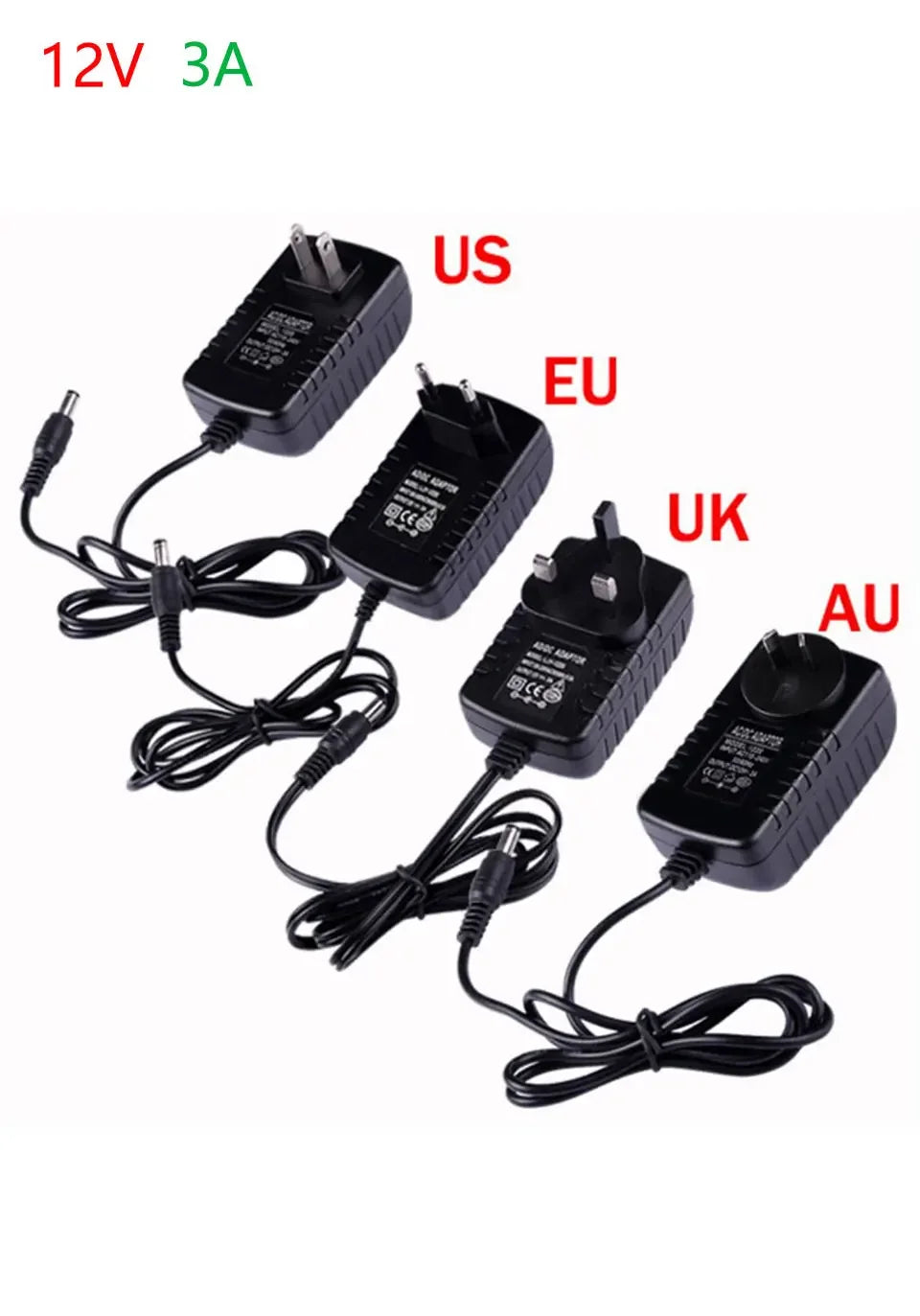 DC 12V  Universal Power Adapter