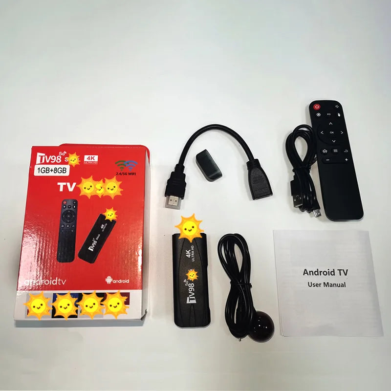 IPTV Streaming TV98 ATV 8K Smart TV Stick