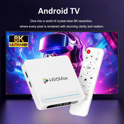 IPTV Streaming HaaYot Smart TV Box HD 8K Android 14
