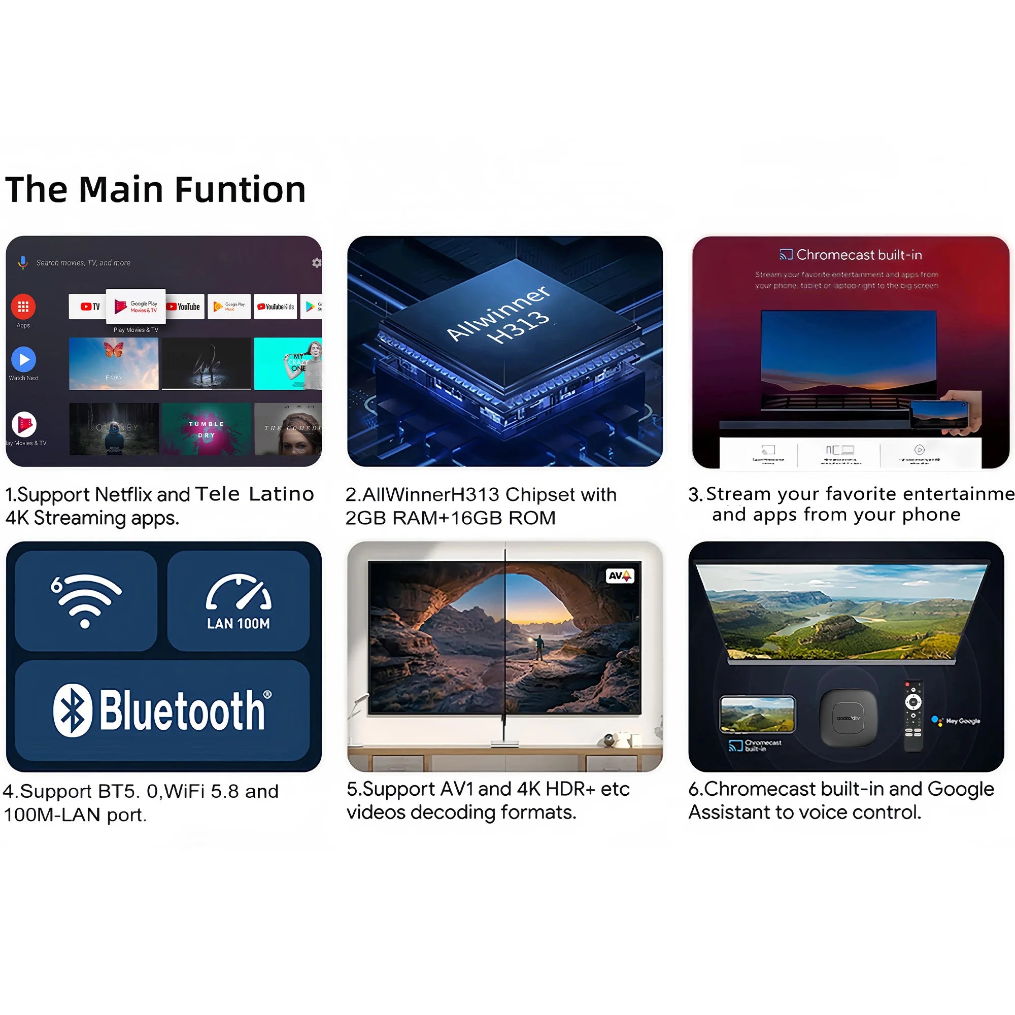 IPTV Streaming IATV G96 Tv stick Q2