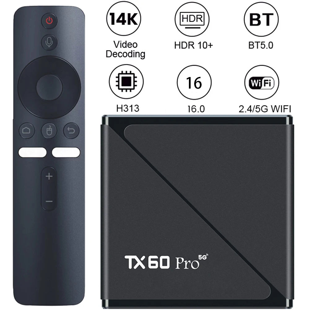 IPTV Streaming TX60 Pro Set Top Box  ﻿