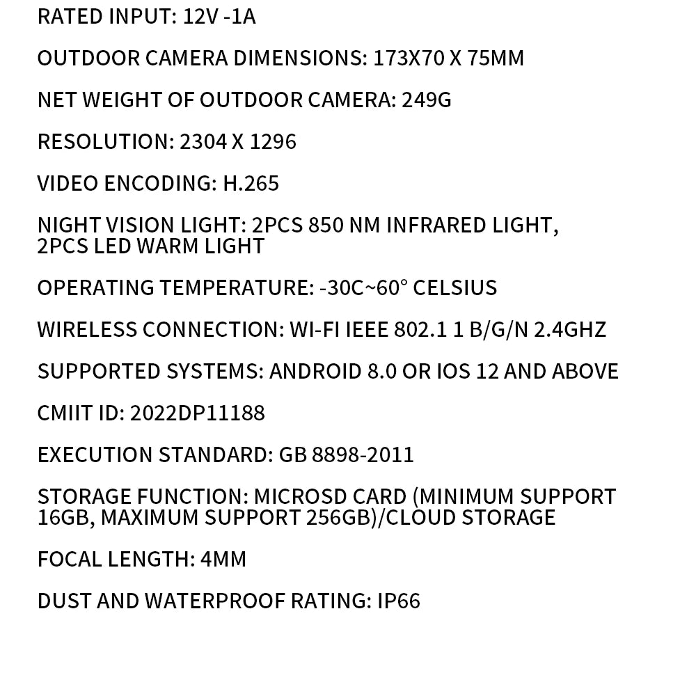 Xiaomi Outdoor Camera AW300