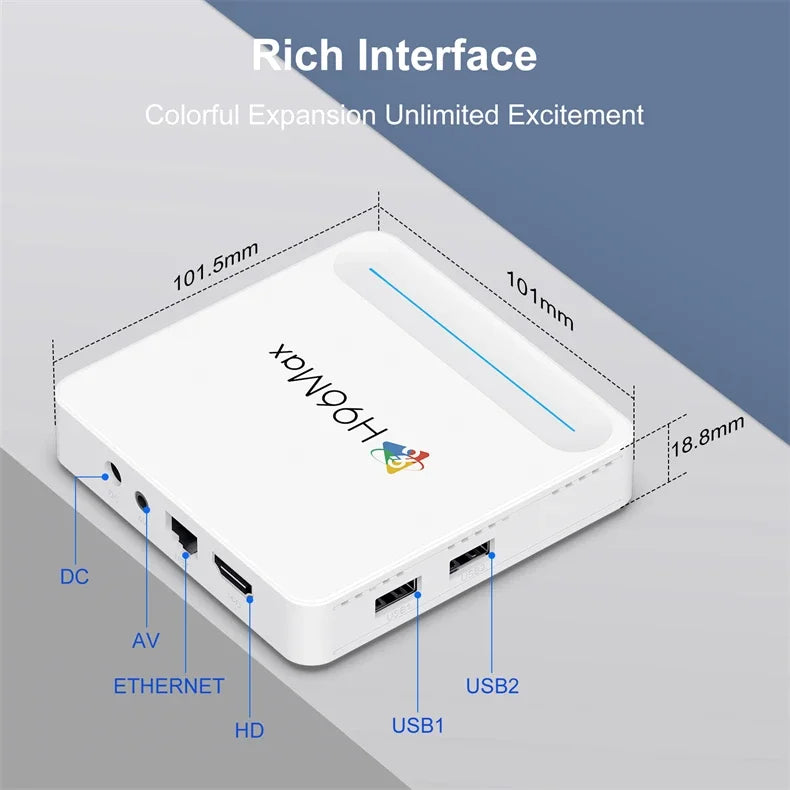 IPTV Streaming HaaYot Smart TV Box HD 8K Android 14