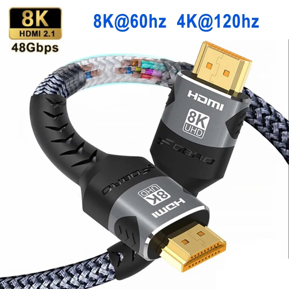 8K HDMI Cable 2.1 HDMI to HDMI