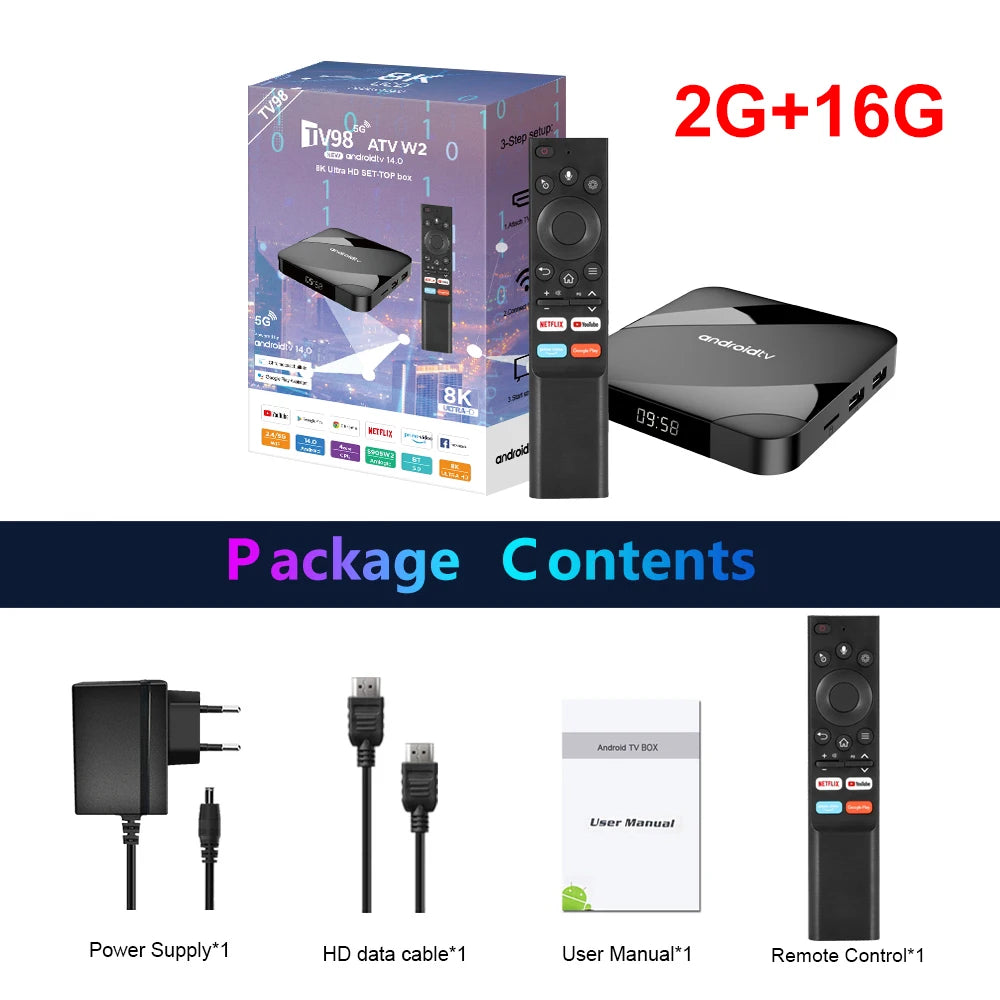IPTV Streaming Smart TV Box Amlogic S905W2 8K